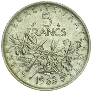 5 francs semeuse