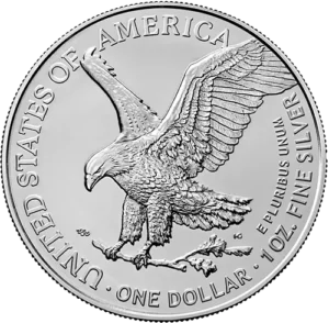 Pièce Argent American Eagle 1 Once Américaines 