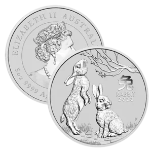 Pièce Argent Lunar 3 RABBIT r