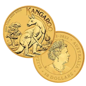Pièce or Kangaroo 1/2 once