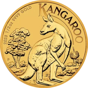 Pièce or Kangaroo 1/2 once 