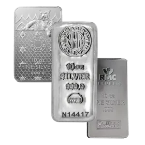 lingot argent 10 onces