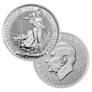 pièce 1 once argent Britannia