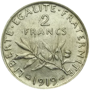 2 francs semeuse