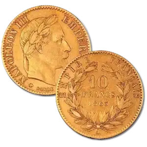 pièce or 10 francs napoleon