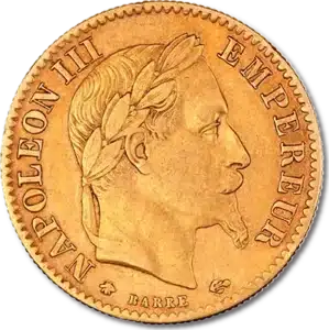 pièce or 10 francs napoleon