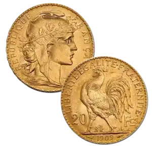 pièce d'or Napoléon Marianne Coq