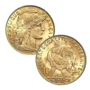 10 Francs marianne coq