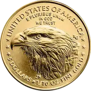 Pièce Or 1/10 Once American Eagle 