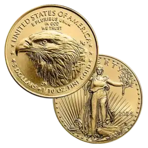 Pièce Or 1/10 Once American Eagle