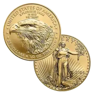 Pièce Or 1/2 Once American Eagle