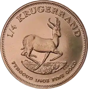 Pièce Or Krugerrand 1/4 once 