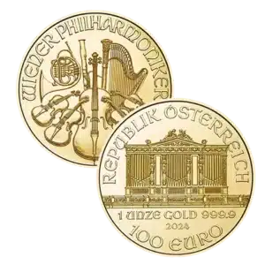 pièce or 1 once philharmonique