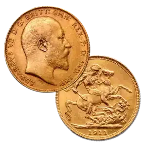 Pièce Or Souverain - Ancienne