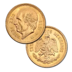 Pièce Or 10 Pesos Mexicain