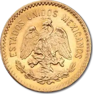 Pièce Or 10 Pesos Mexicain v