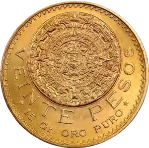 Pièce Or 20 Pesos Mexicain 