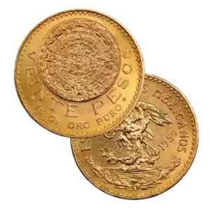 Pièce Or 20 Pesos Mexicain