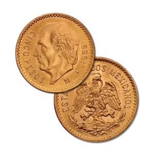 Pièce Or 5 Pesos Mexicain