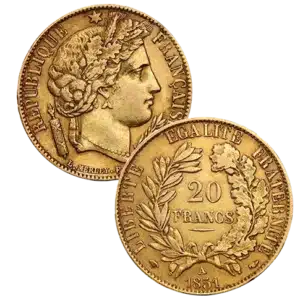 20 francs Cérès or