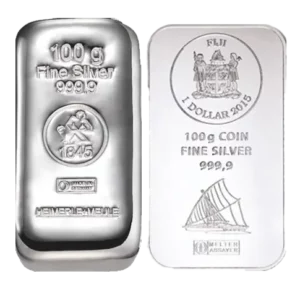 Lingot Argent 100g