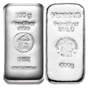lingot argent 500g
