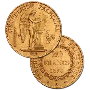 piece or 20 francs génie